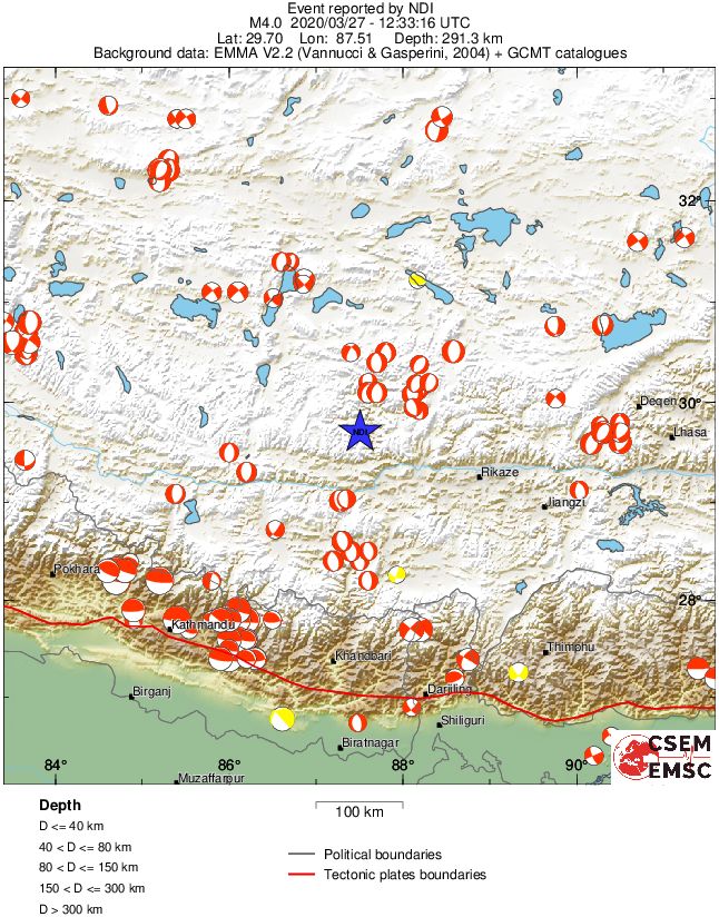 Regional moment Tensor
