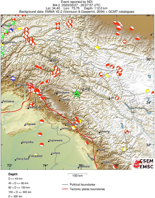 Regional moment Tensor