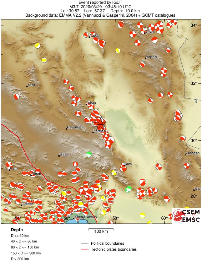 Regional moment Tensor