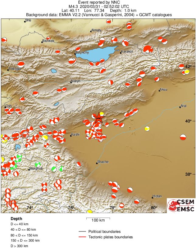 Regional moment Tensor