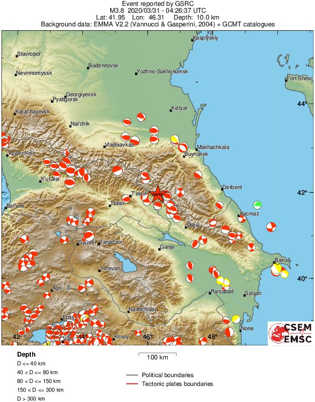 Regional moment Tensor