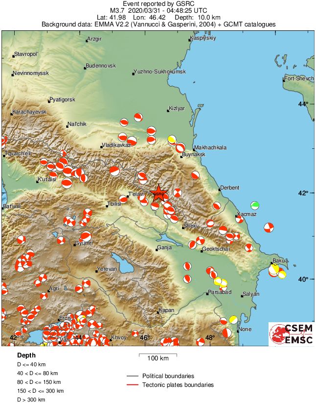 Regional moment Tensor