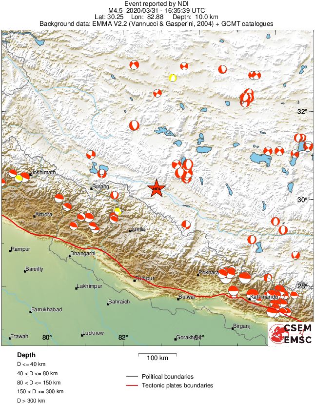 Regional moment Tensor