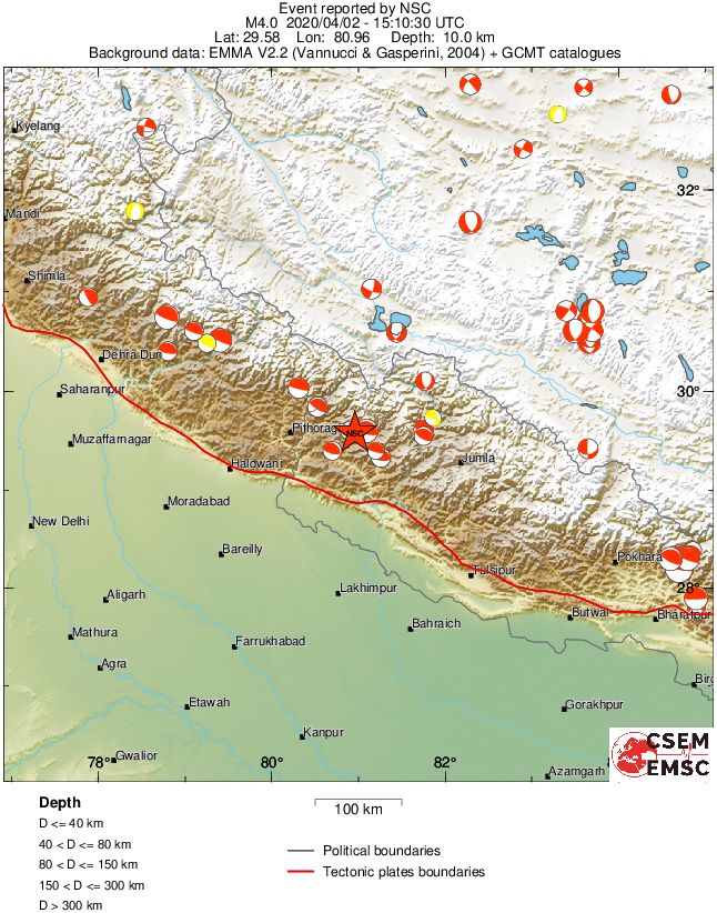 Regional moment Tensor