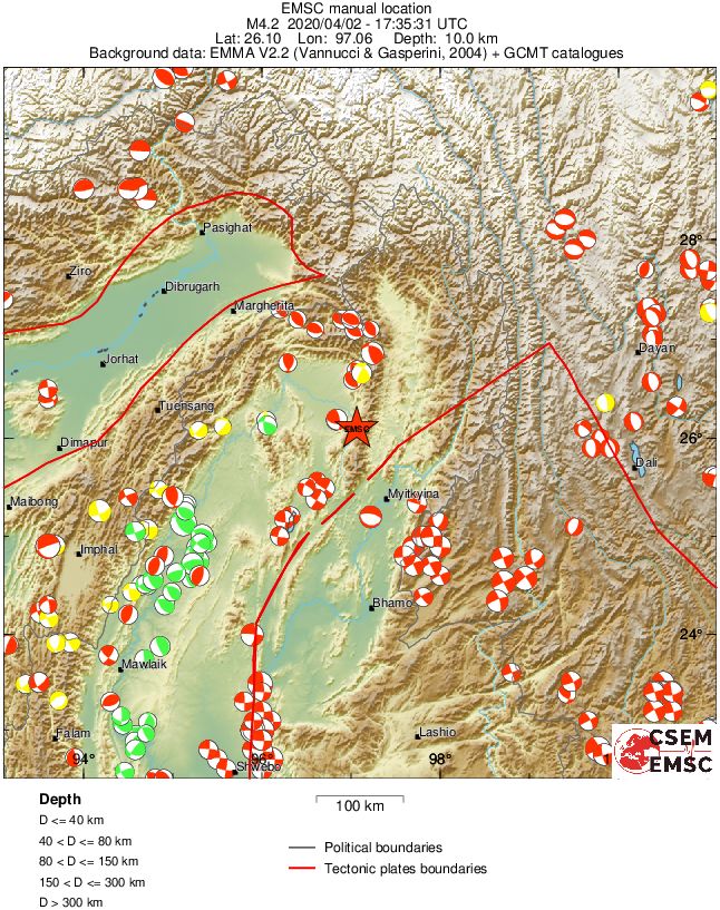 Regional moment Tensor