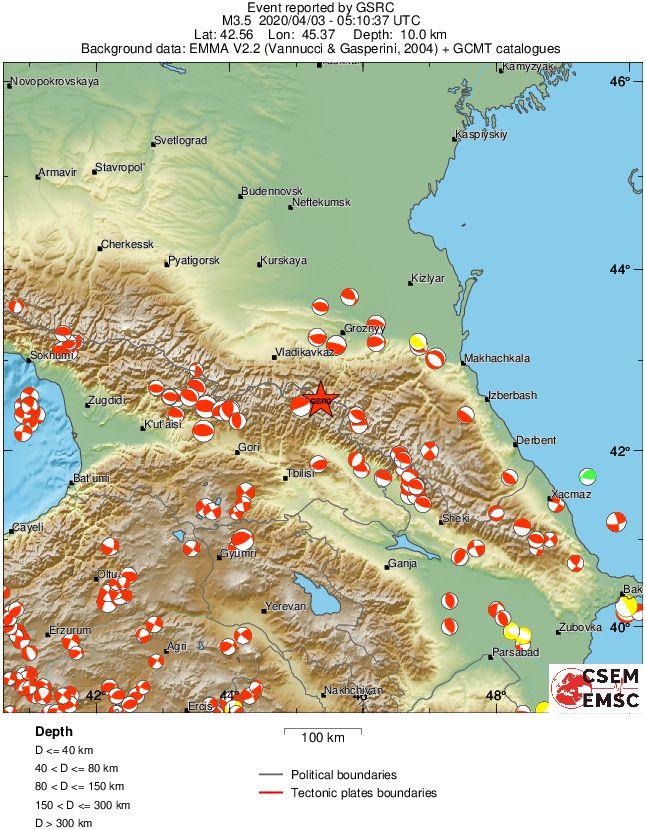 Regional moment Tensor