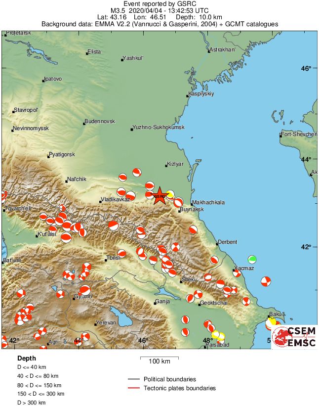Regional moment Tensor