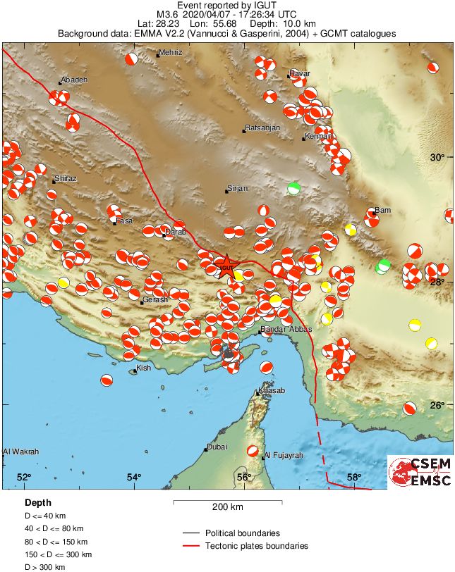Regional moment Tensor