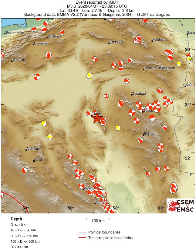 Regional moment Tensor