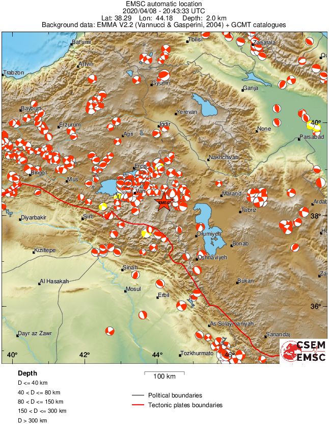 Regional moment Tensor