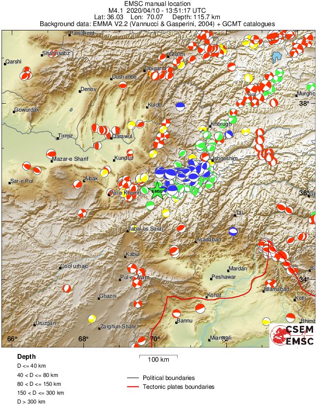 Regional moment Tensor
