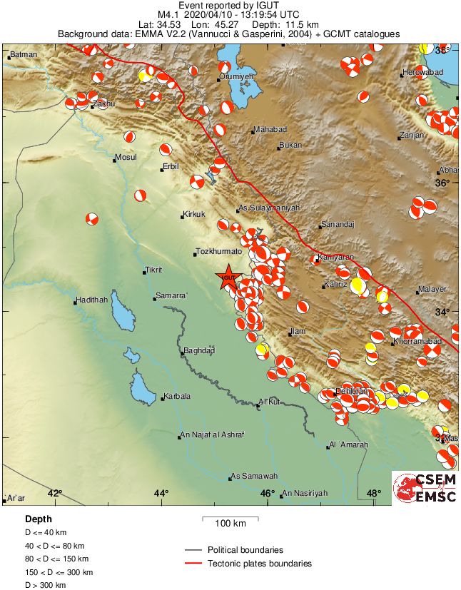 Regional moment Tensor
