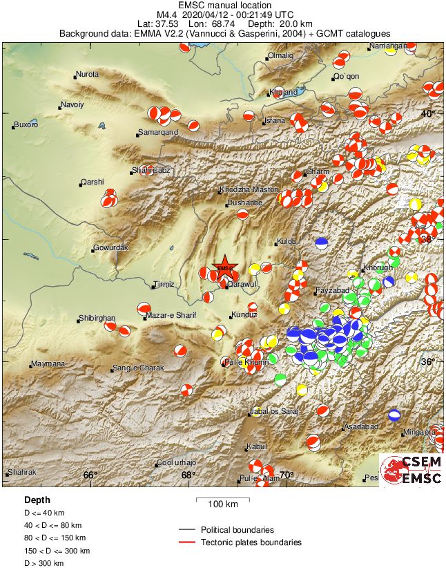 Regional moment Tensor