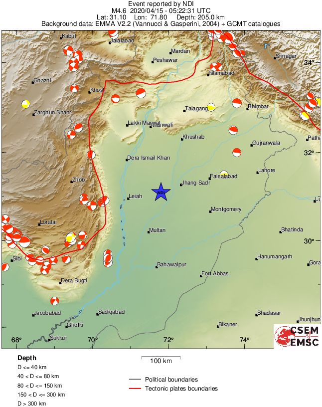 Regional moment Tensor