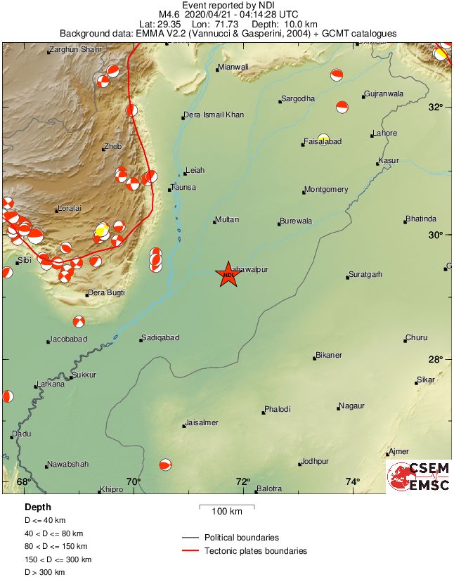 Regional moment Tensor