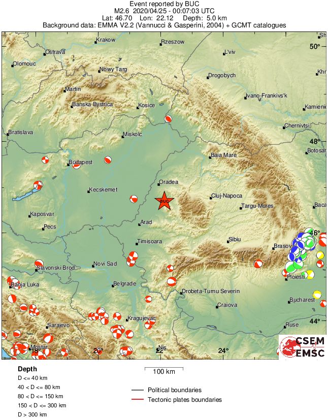 Regional moment Tensor