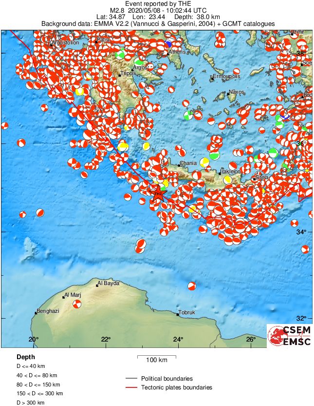 Regional moment Tensor
