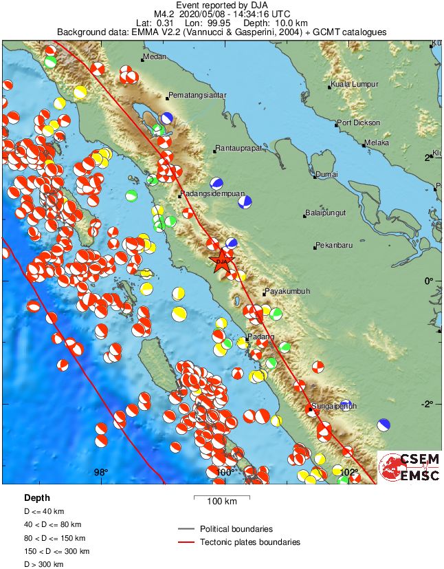 Regional moment Tensor