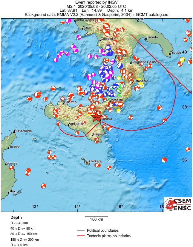 Regional moment Tensor