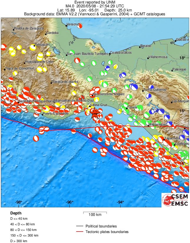 Regional moment Tensor