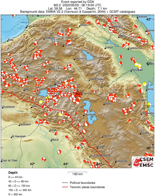 Regional moment Tensor