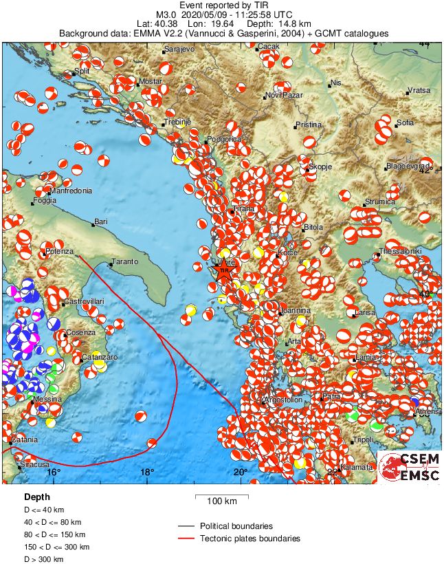 Regional moment Tensor