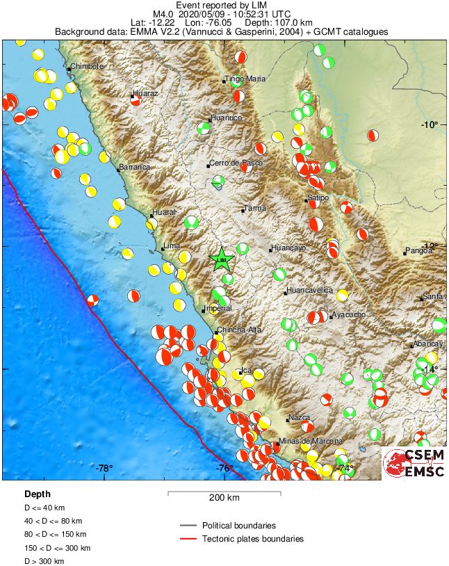 Regional moment Tensor
