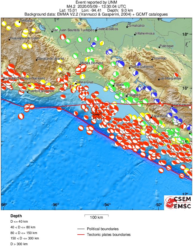 Regional moment Tensor