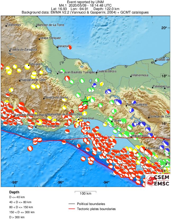 Regional moment Tensor