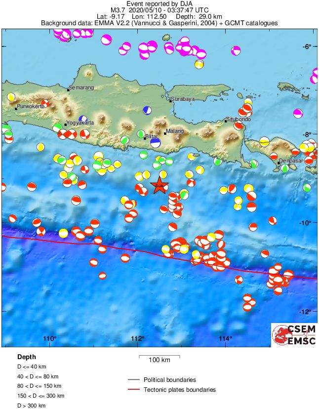 Regional moment Tensor