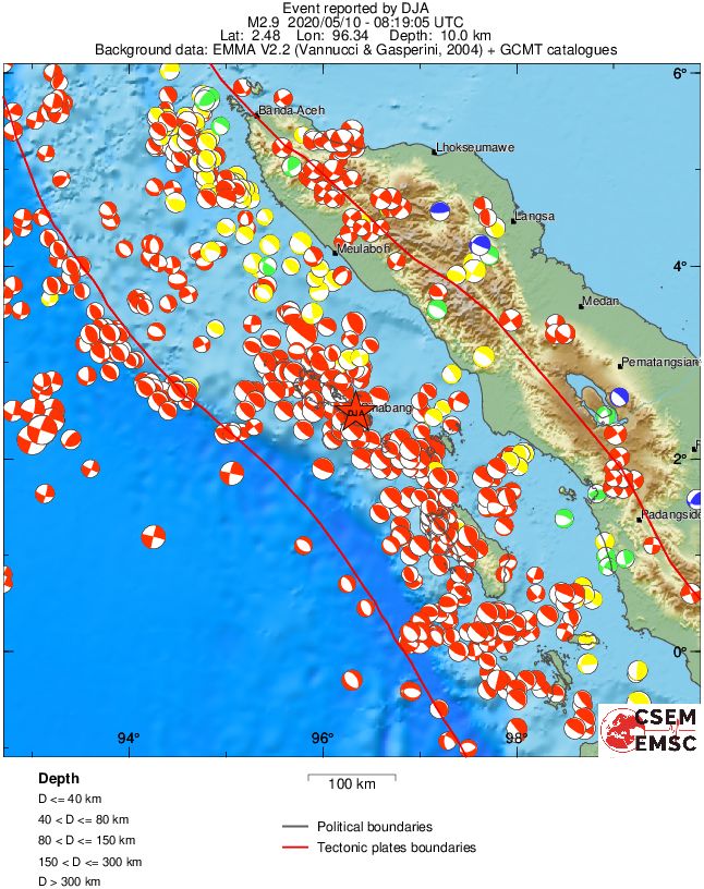 Regional moment Tensor