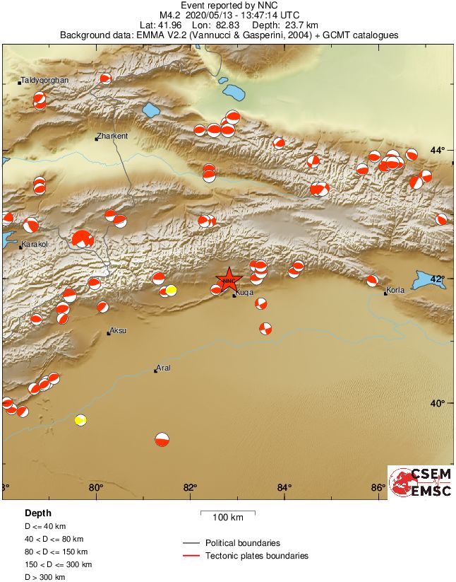 Regional moment Tensor