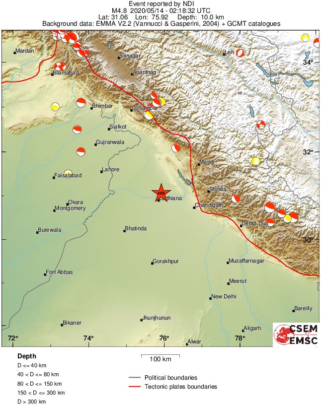 Regional moment Tensor