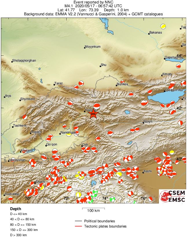 Regional moment Tensor