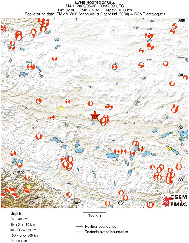 Regional moment Tensor