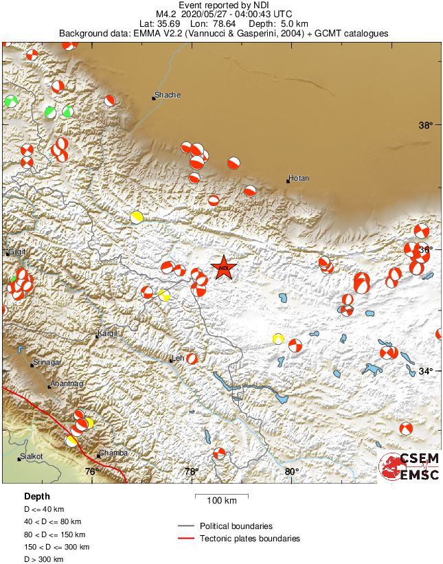 Regional moment Tensor