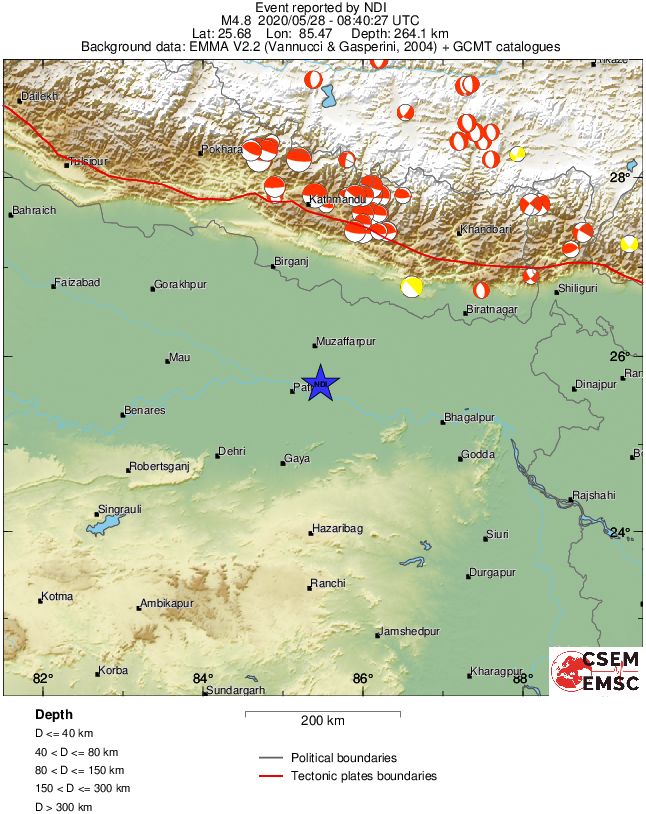 Regional moment Tensor