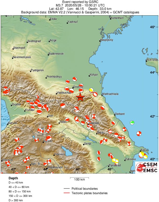 Regional moment Tensor