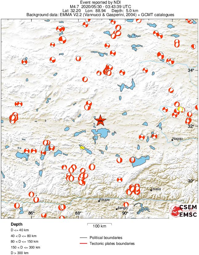Regional moment Tensor