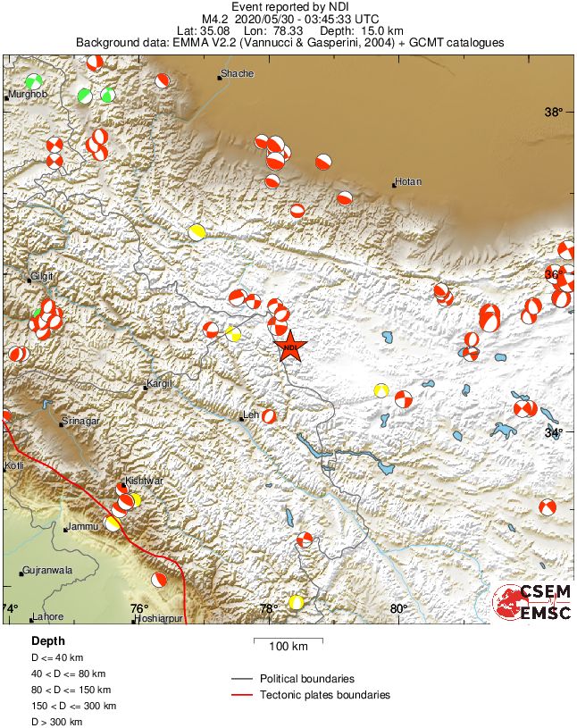 Regional moment Tensor