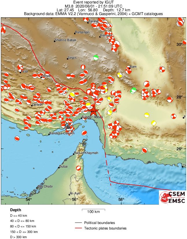 Regional moment Tensor