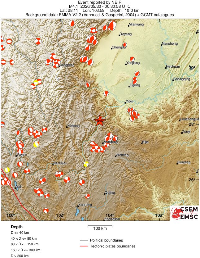 Regional moment Tensor