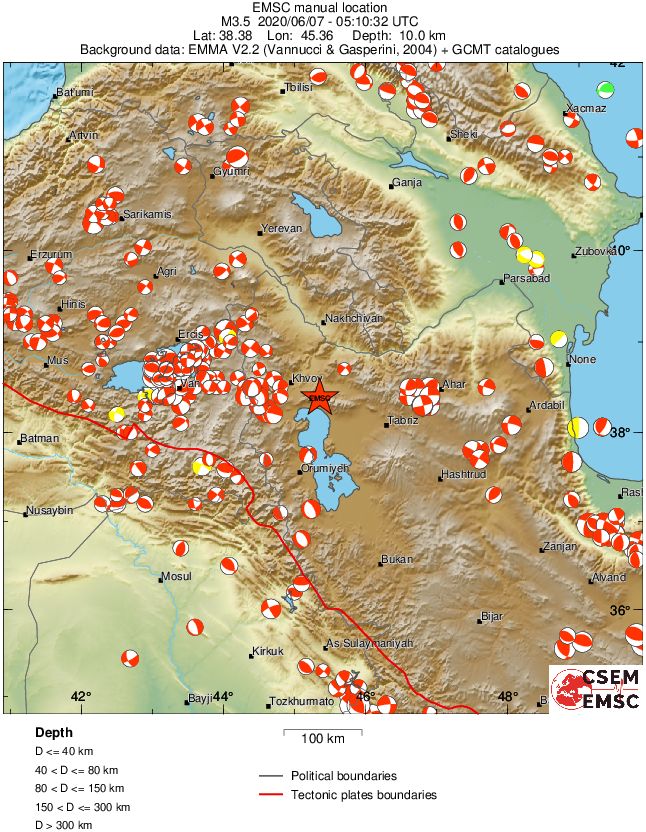 Regional moment Tensor