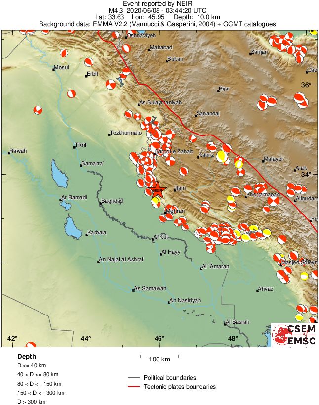 Regional moment Tensor