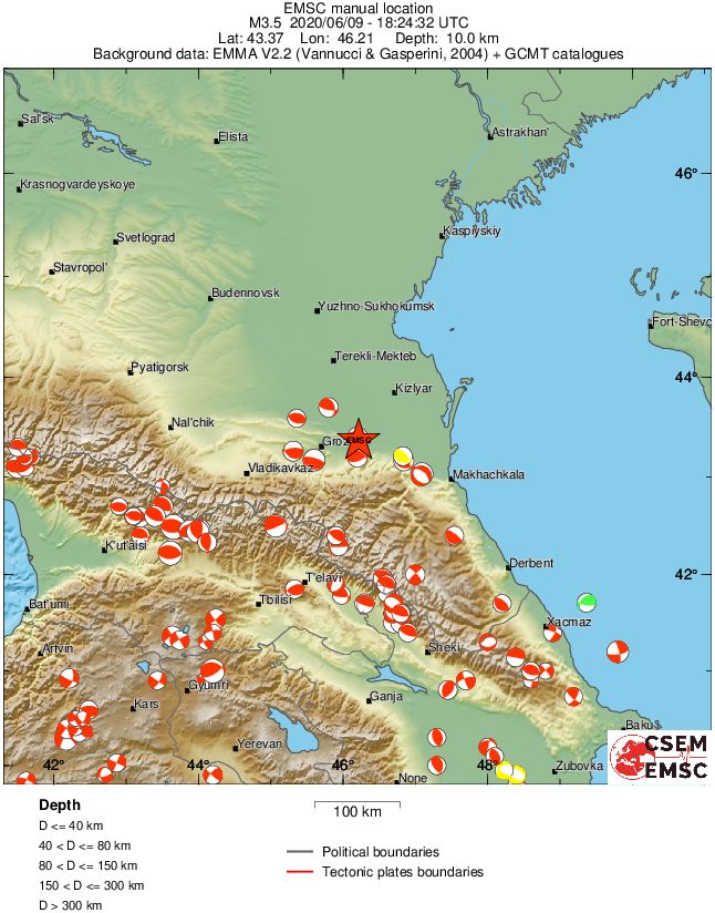 Regional moment Tensor
