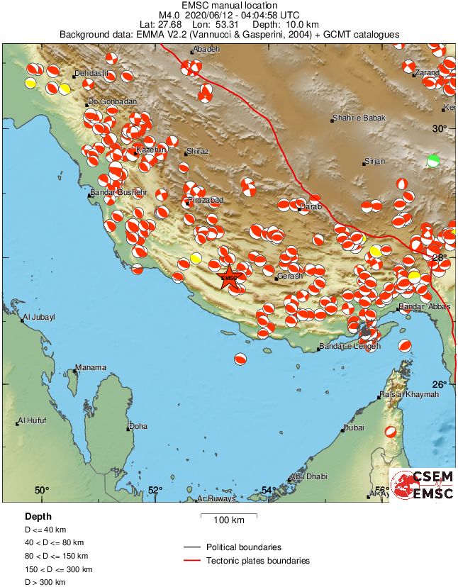 Regional moment Tensor