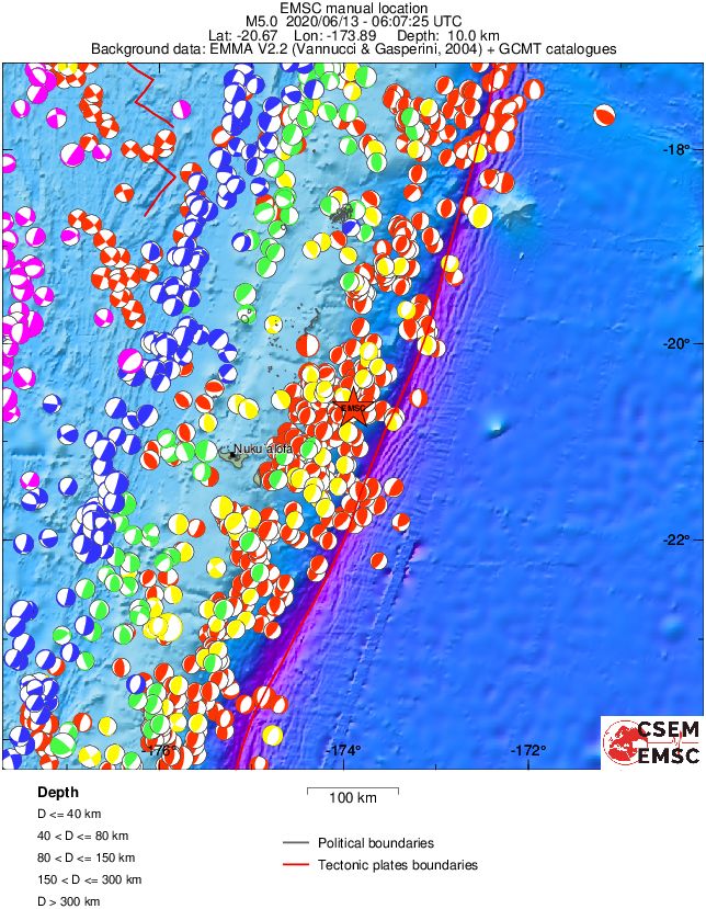 Regional moment Tensor
