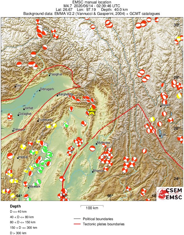 Regional moment Tensor