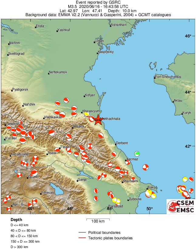 Regional moment Tensor