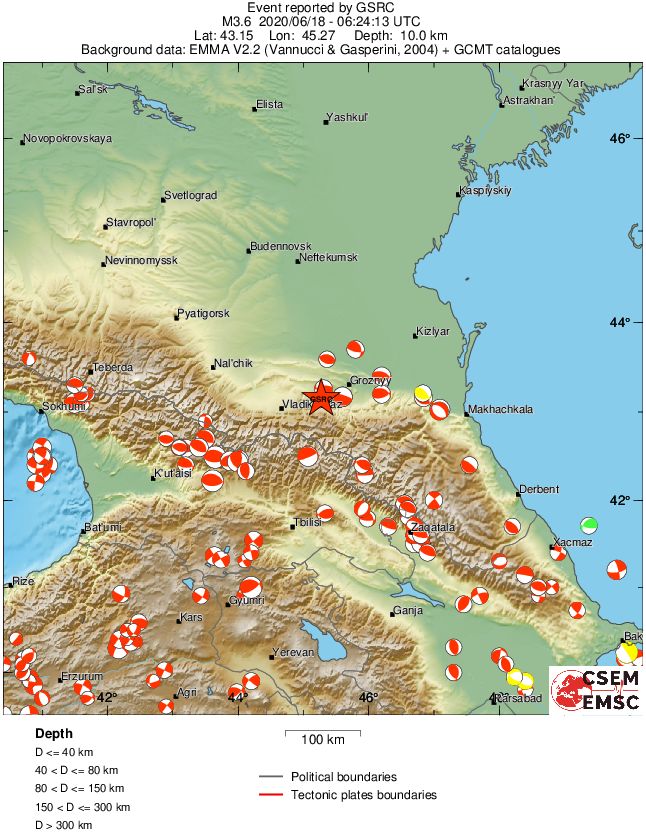 Regional moment Tensor